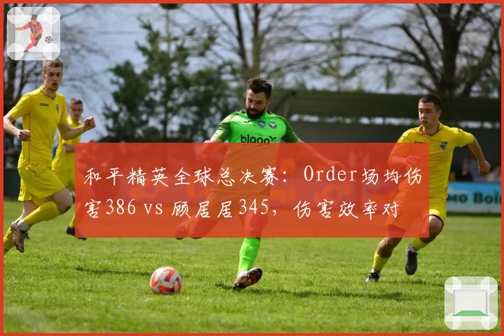 和平精英全球总决赛:Order场均伤害386 vs 顾居居345,伤害效率对比